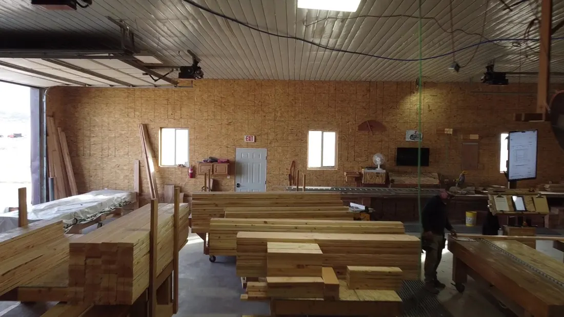 Inside the Maple Canyon Builders production shop